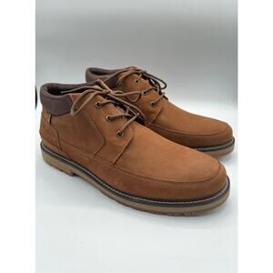 DUNHAM Men's Size 13 Byrne Waterproof Leather Chukka Boots Brown CJ0854 NEW